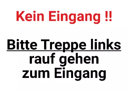 Warnschild Zutritt verbotenWarnung - Zutritt verboten Kein Eingang! Bild