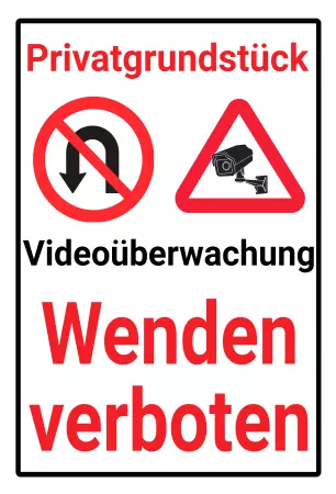 Warnschild Zutritt verboten Warnung - Zutritt verboten Privatgrundstück Bild